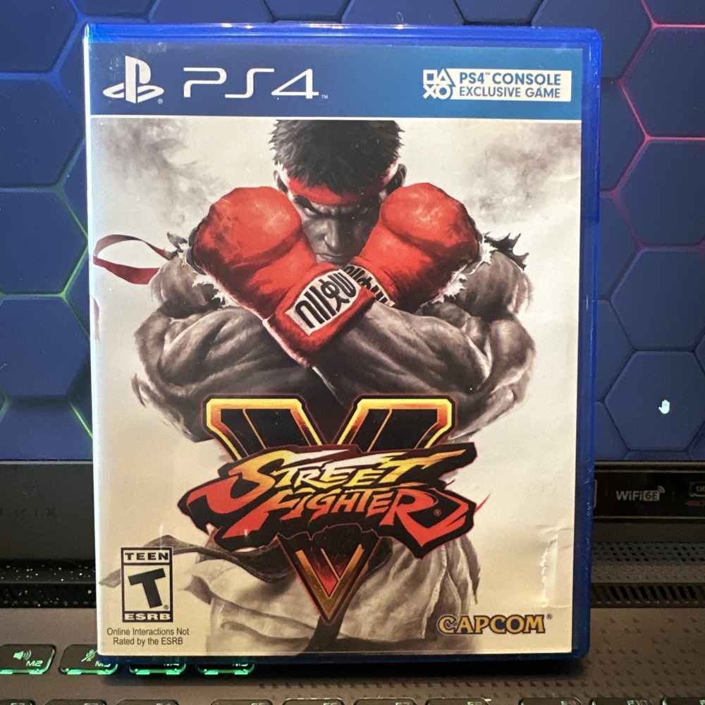 Street Fighter V Sony PlayStation 4 PS4 Fighting Game Capcom 2016 56017E